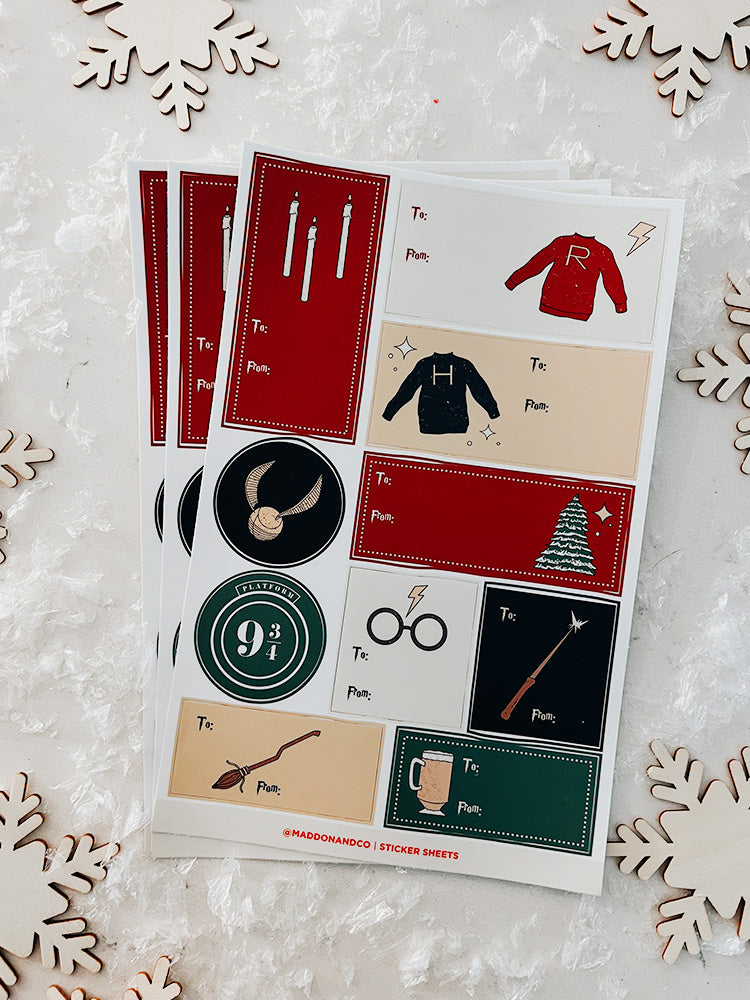 Hogwarts Gift Sticker Set