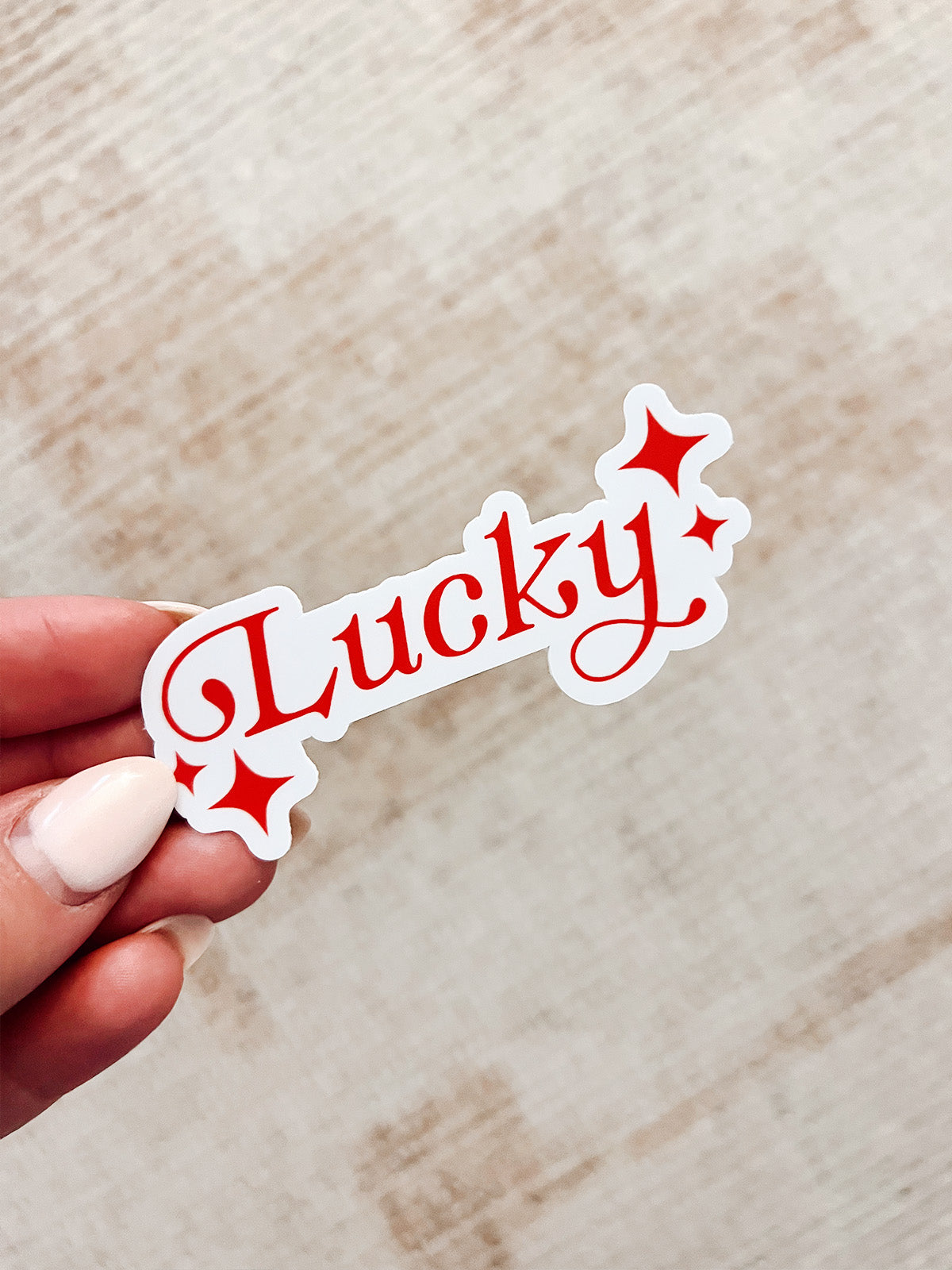 Lucky Vinyl Sticker