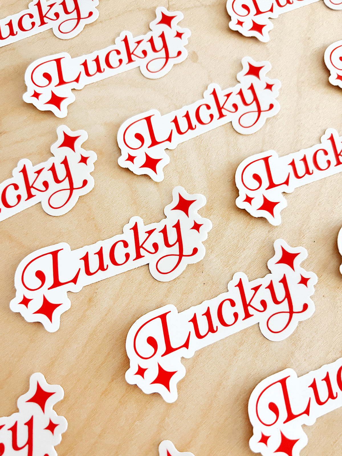 Lucky Vinyl Sticker