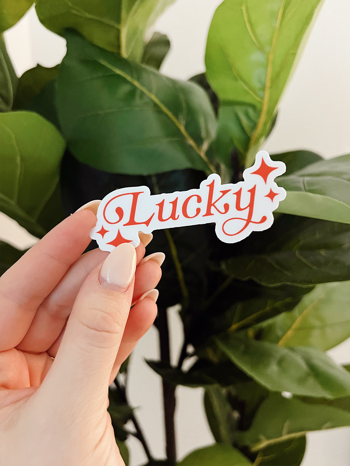 Lucky Vinyl Sticker