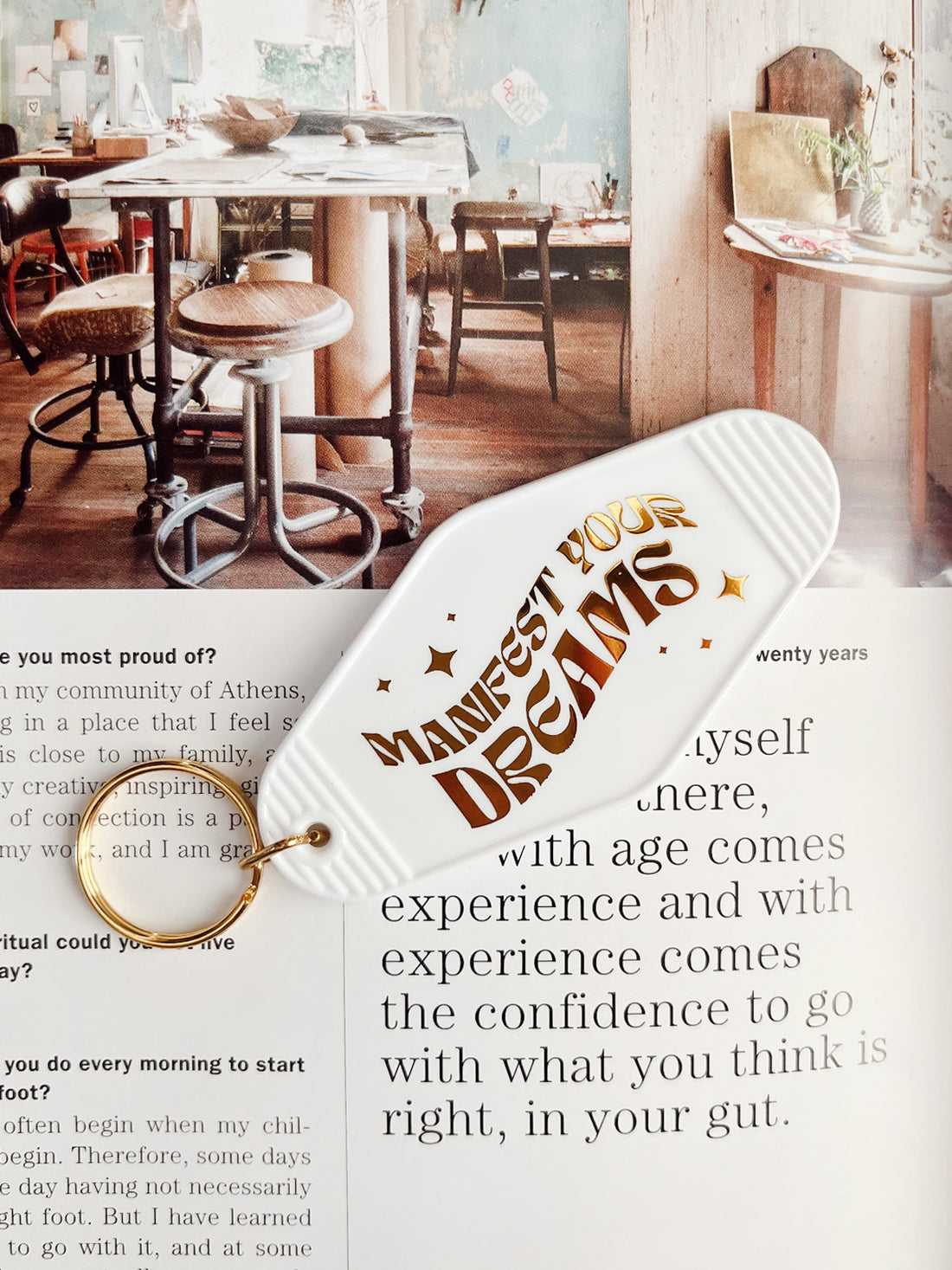 Manifest Your Dreams Keychain