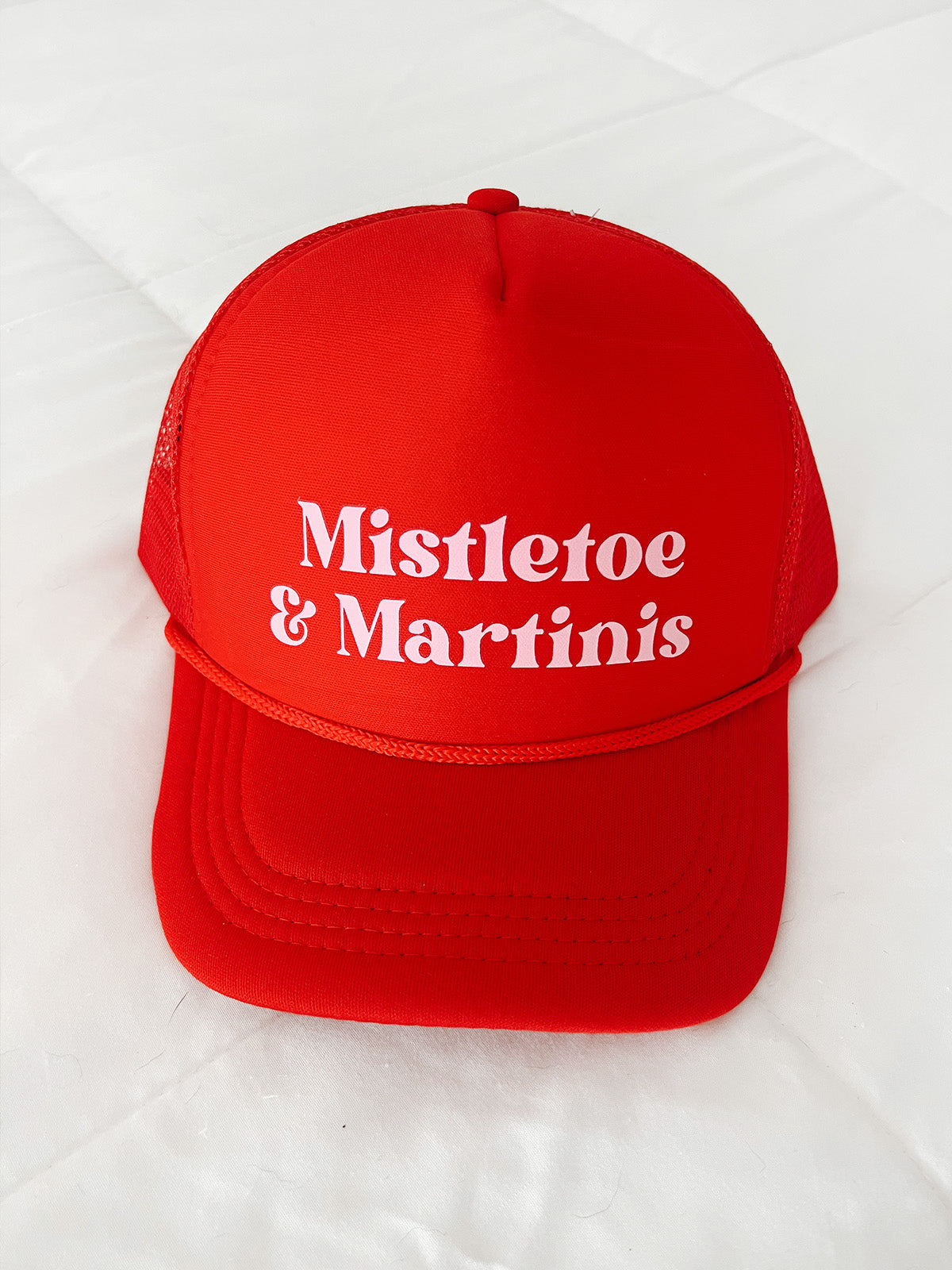 Mistletoe &amp; Martinis Foam Trucker Hat