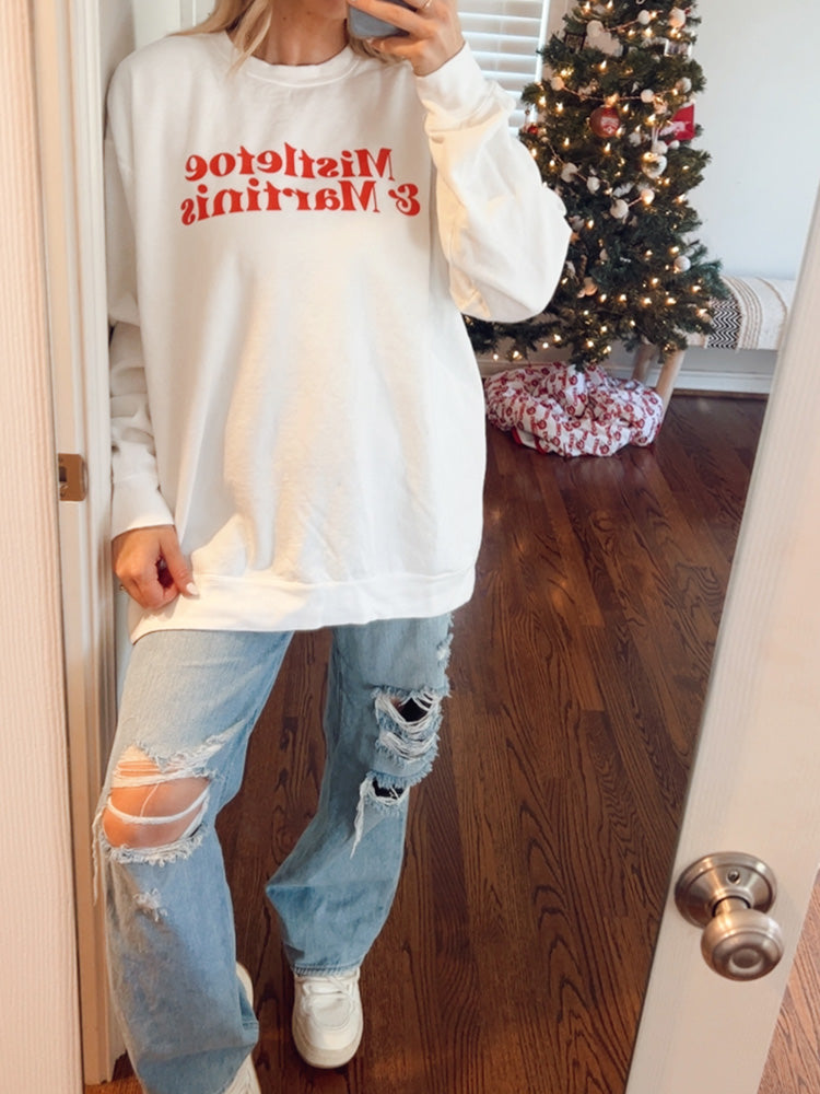 Mistletoe &amp; Martinis Sweatshirt