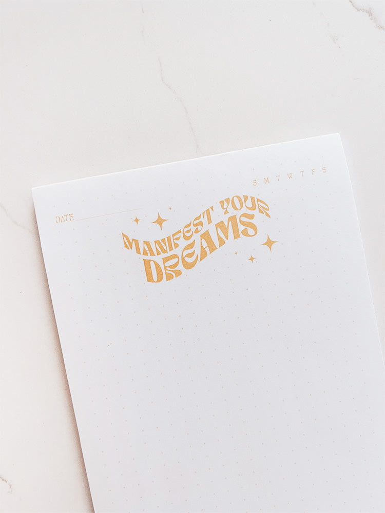Manifest Yorur Dreams Notepad