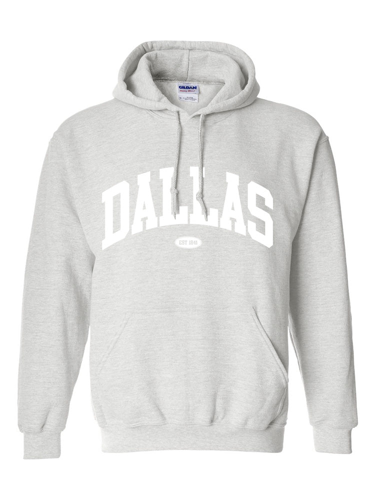 Dallas Hoodie - Gray & White