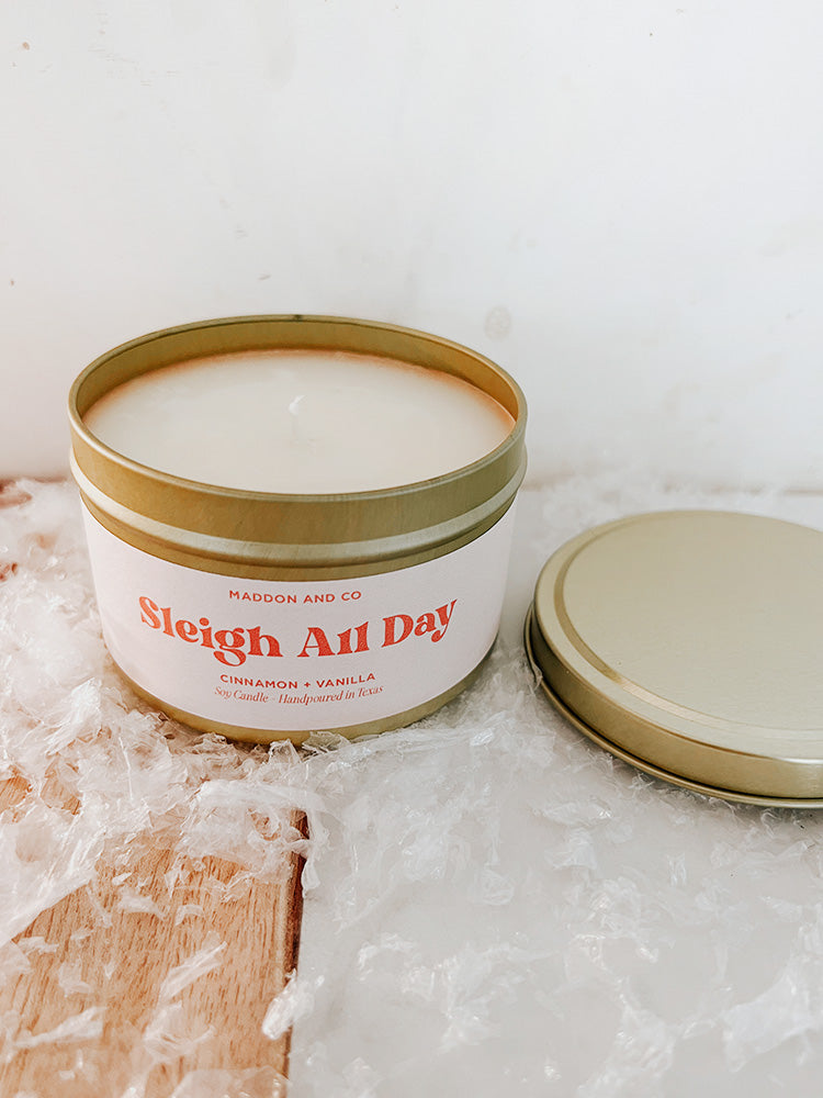 Sleigh All Day Candle