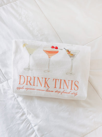 Save Water Drink Tinis Graphic Tee