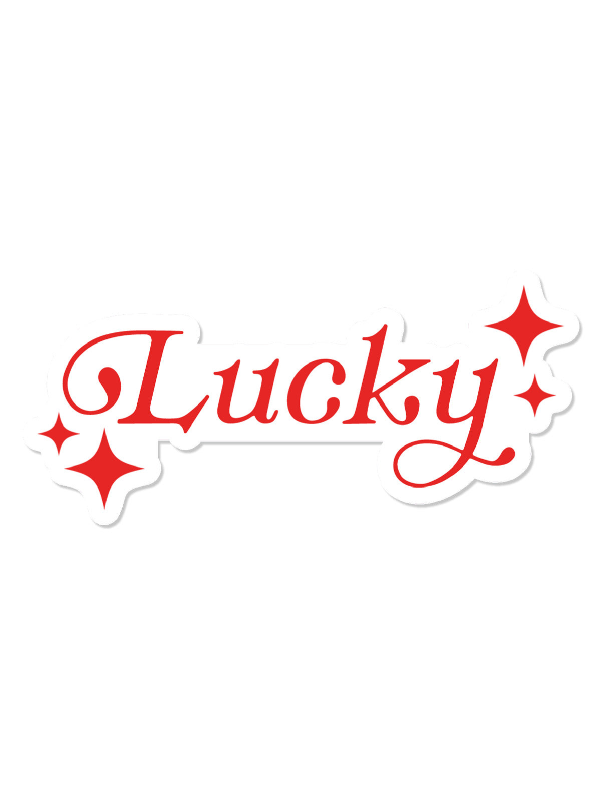 Lucky Vinyl Sticker