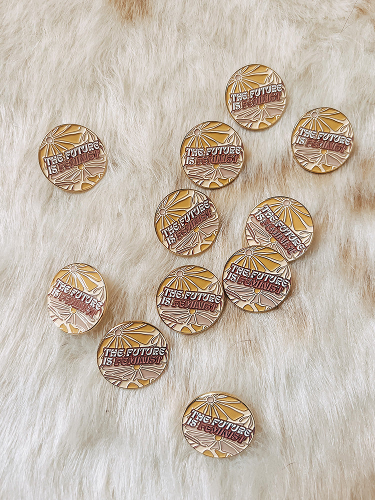 Future is Feminist Enamel Pin